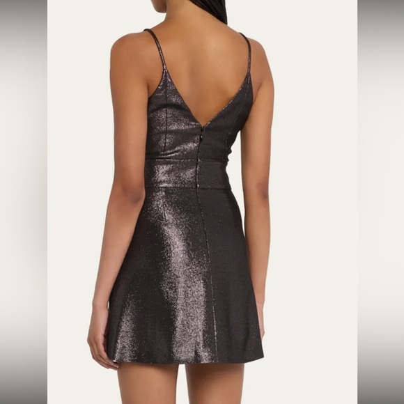 NWT RAMY BROOK Sz 6 Ana Metallic Mini Dress ($495) - Picture 3 of 14